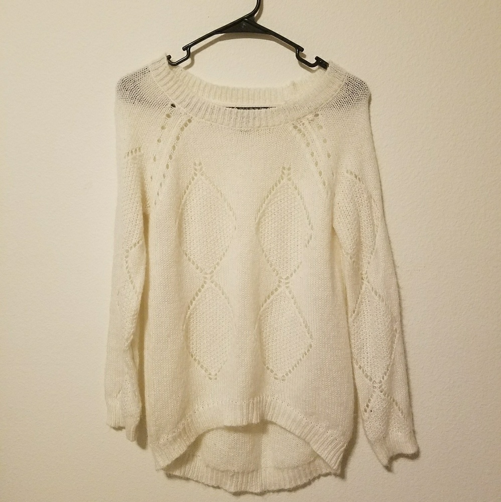 Cozy Light-Weight Cream Sweater